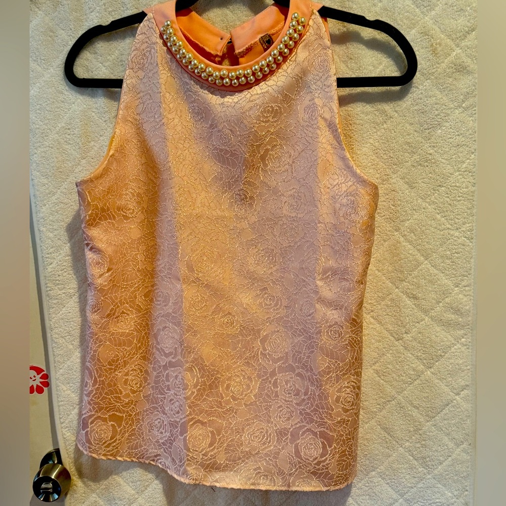 Gorgeous lace blouse with pearls, brand new,  for sale!